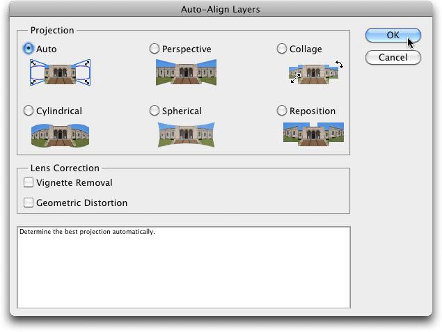 Auto-Align Dialog Box The Auto-Align Dialog Box
