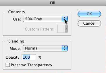 The Fill Dialog Box The Fill Dialog Box