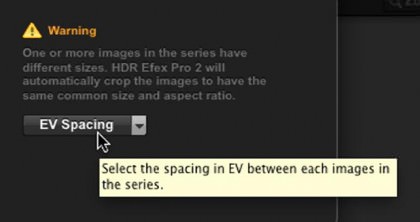 HDR Efex Pro 2 Auto Crop and Resize, and EV Selection HDR Efex Pro 2 Auto Crop and Resize, and EV Selection